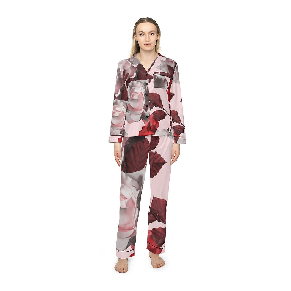 Thumbnail: Women's Satin Pajamas (AOP)