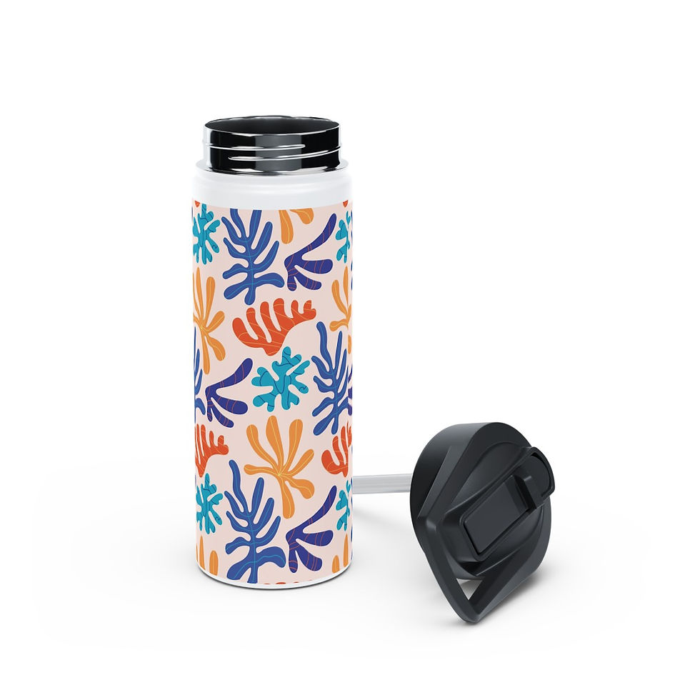 Thumbnail: Stainless Steel Water Bottle, Standard Lid