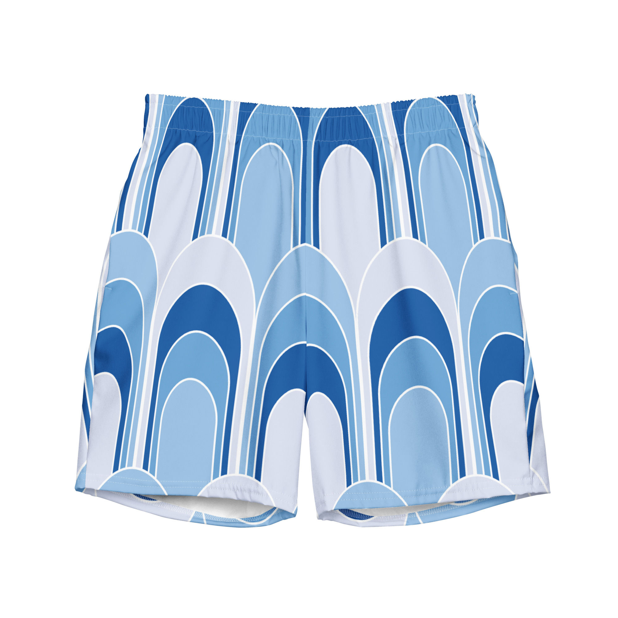 All-Over Print Recycled Swim Trunks