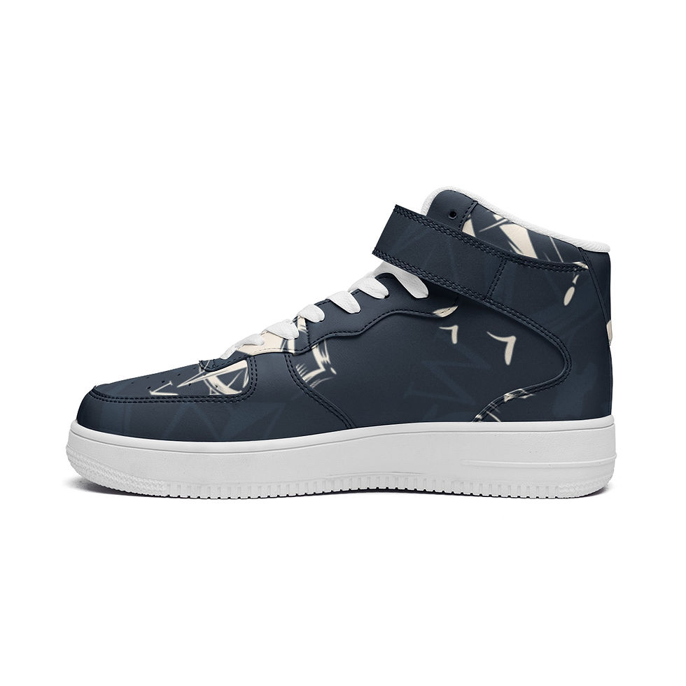 Thumbnail: Unisex high Top Leather Sneakers