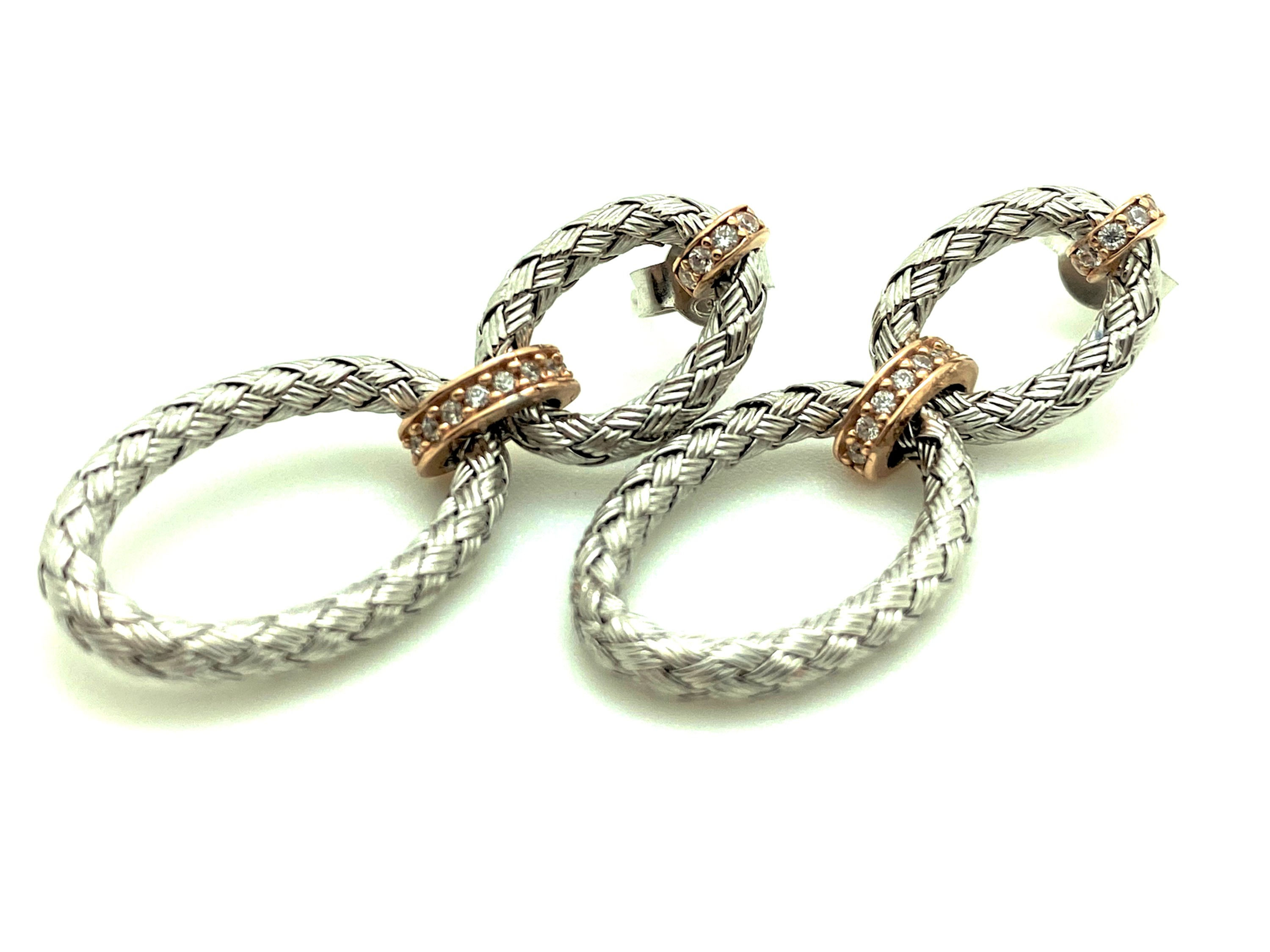 Anna Bella Double Oval Earrings