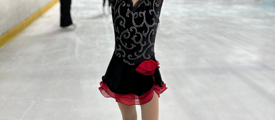 Aivy Prepares a New Program for Skate SF & St Moritz in her New Dress!