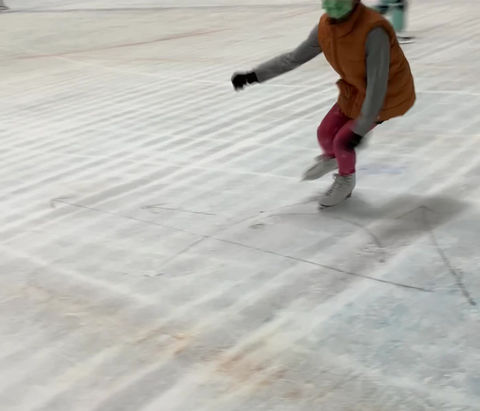 Carissa Lands Single Axel!