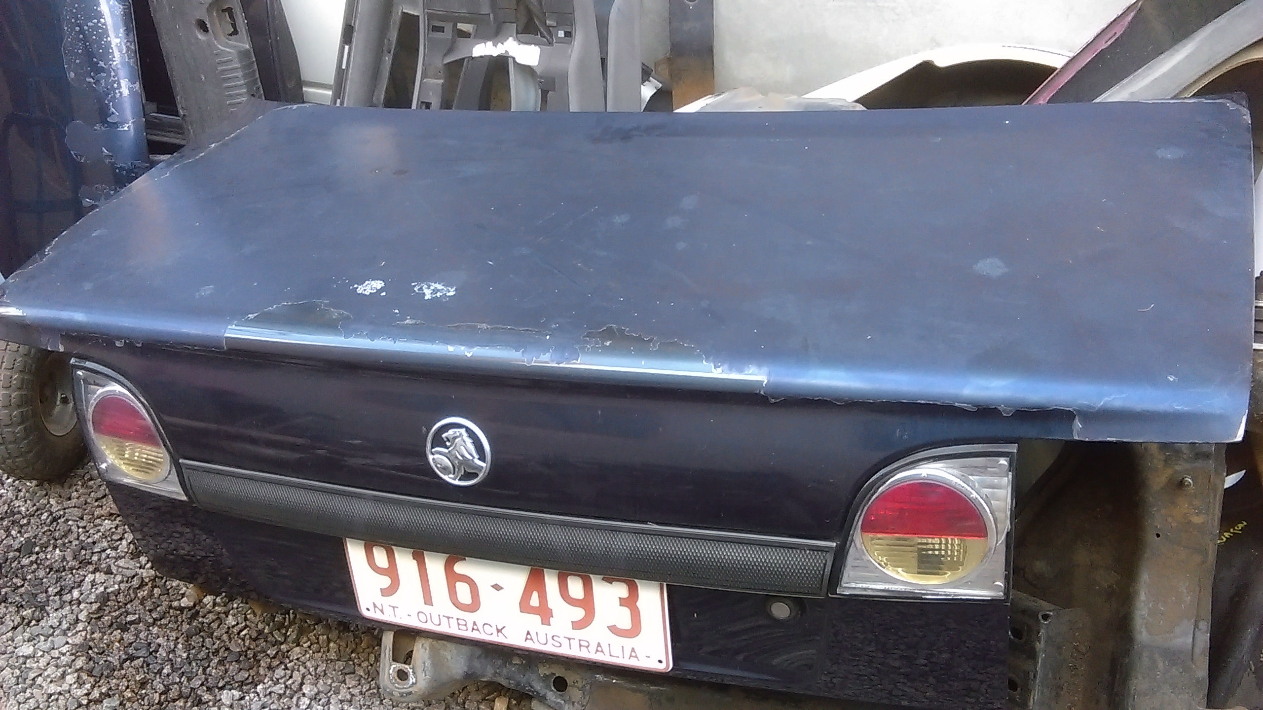 VS Commodore sedan boot