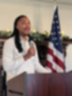 Rep. and DNC Vice Chair, Kenyatta, on hand in spring at the ICDC Brunch at the Chestnut Ridge Resort in Blairsville.