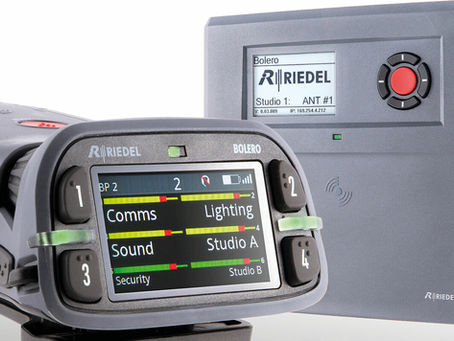 Riedel Bolero intercom: el estándar de intercomunicación inalámbrica en broadcast y eventos