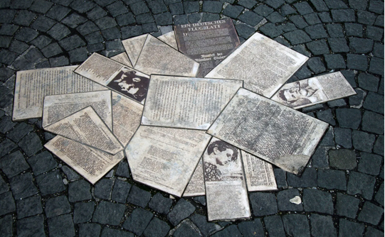 Monument to the White Rose in Munich, Germany.