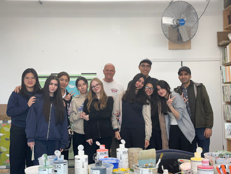 🎨 NAHS Studio Visit: A Memorable Day with Artist Glenn Goldberg