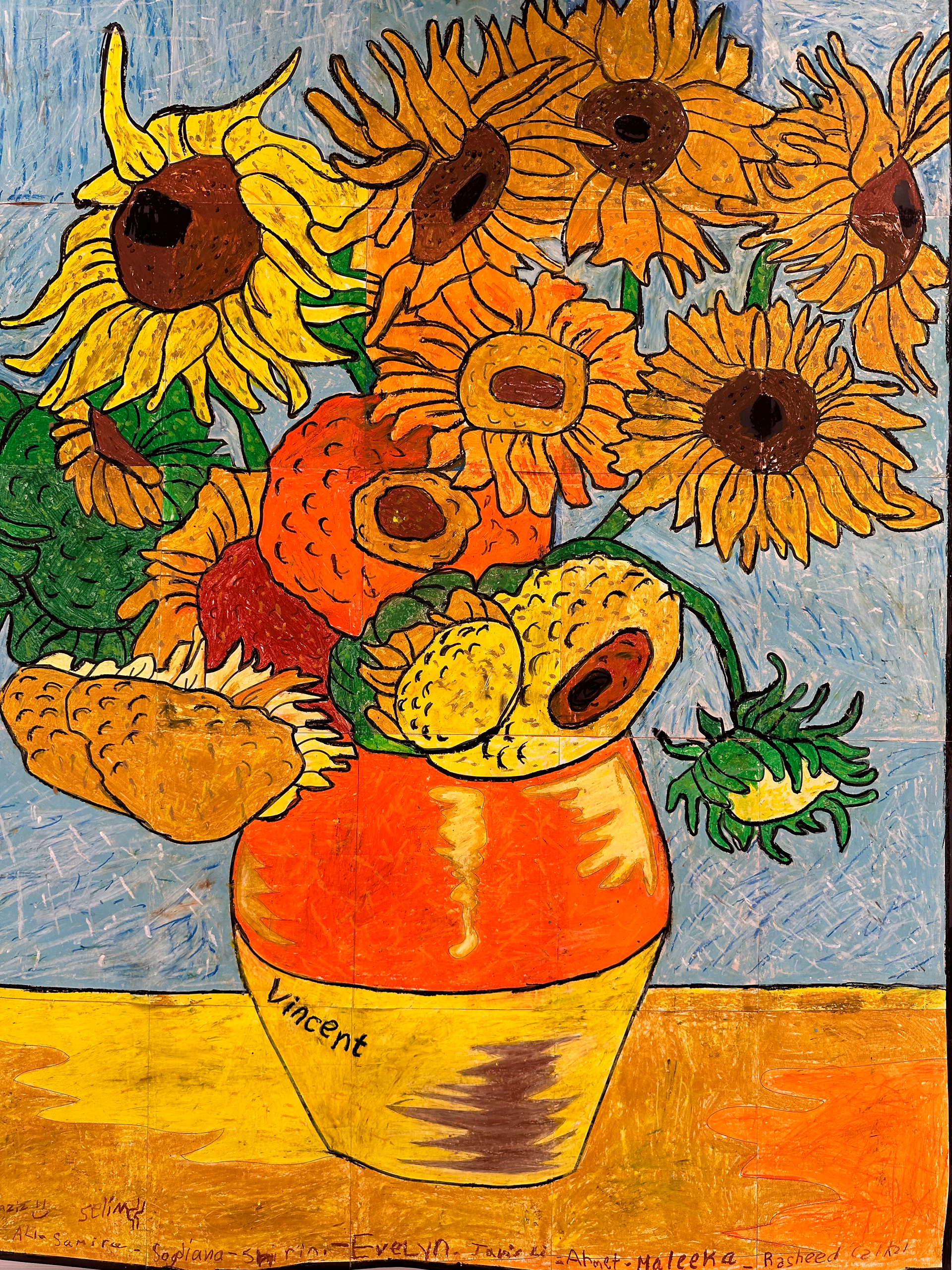 Elementary - Oil Pastels Draw.
