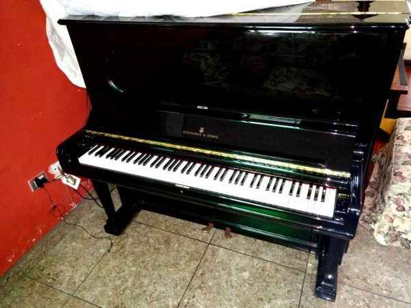 Beautiful Steinway upright grand piano