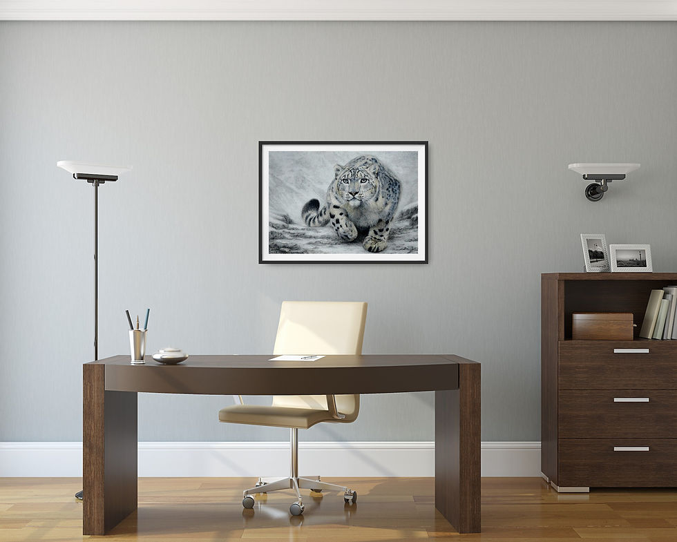 Thumbnail: On Silent Paw - Signed Limited Edition Print