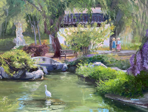 Monica List artist painting Garden Walk .jpg