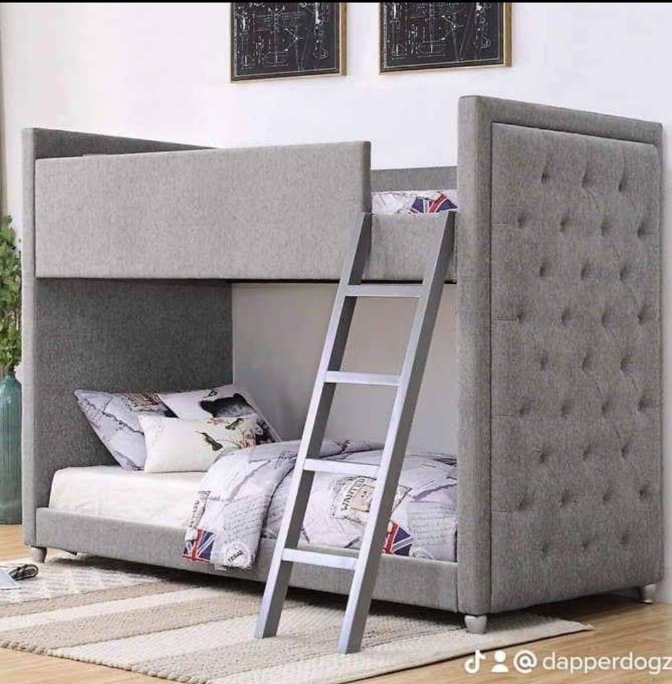 Shona plushed velvet bunk beds