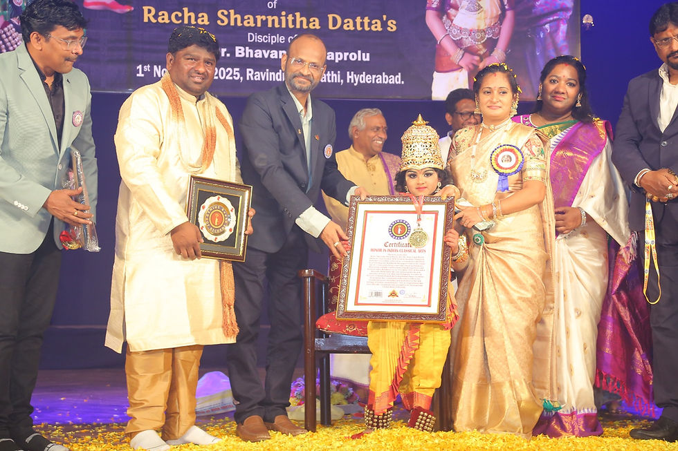 YOUNGEST KUCHIPUDI PERFORMER