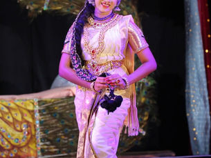 YOUNGEST KUCHIPUDI DANCER TO PERFORM FULLLENGTH BHAMAKALAPAM BALLET AT AGE OF 14
