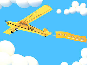 3d airplane animation by LaBa Animation Studios
