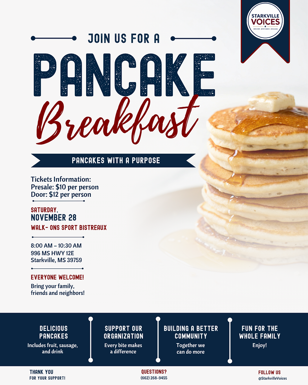 Starkville Voices Pancake Breakfast