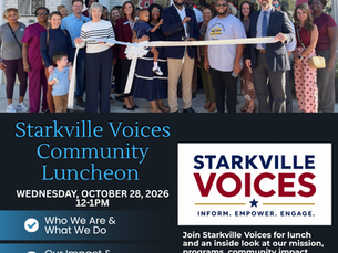 Starkville Voices Community Luncheon to Bring Community and Leaders Together