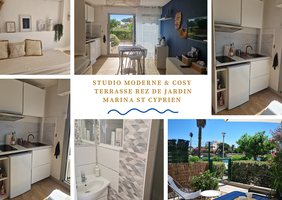 Bienvenue sur Cosy Stay Saint-Cyprien : votre studio vacances cosy dans les Pyrénnées-Orientales