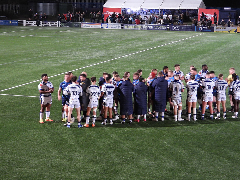 Coventry Rugby 64 Cambridge 12 -some pre and post-match photos