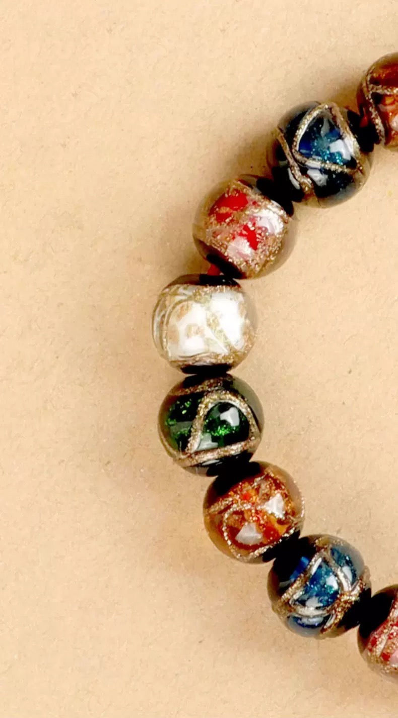 Thumbnail: Blessed Spirit - Incense Ash Colored Glaze Bracelet