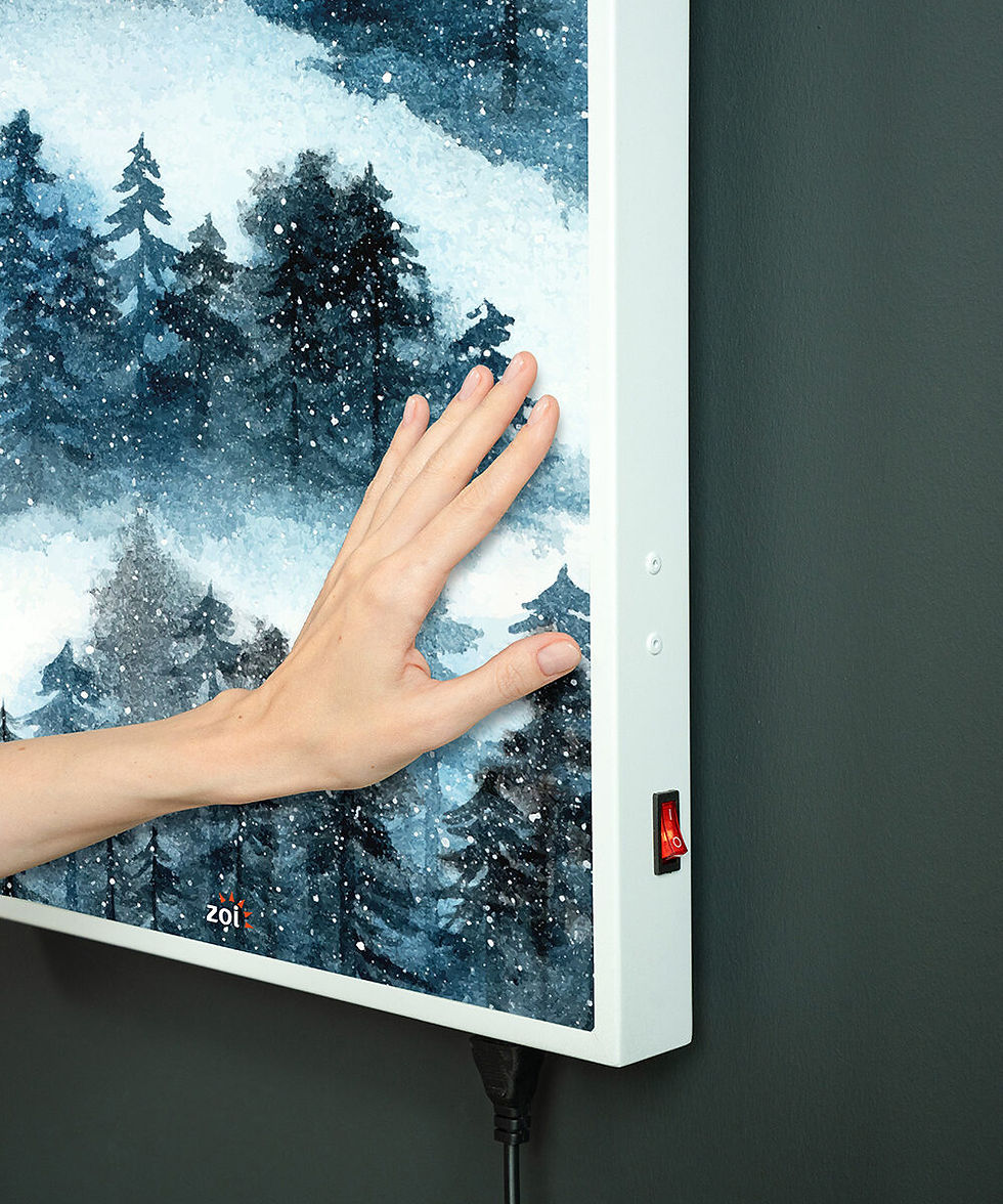 Hybrid-Heizung 1800W, 70x105cm