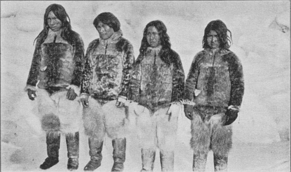 The four Inuit guides to the North Pole