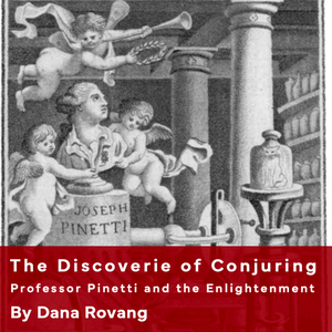 Pinetti surrounded by cherubs and scientific equipment