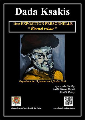 Affiche 1er Exposition personnelle "Eternel Retour"