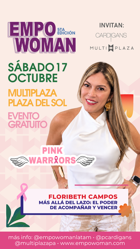 “Más allá del lazo: el poder de acompañar y vencer”. Un conversatorio que abrirá la jornada y que promueve el trabajo de ADAVION y PINK WARRIOR