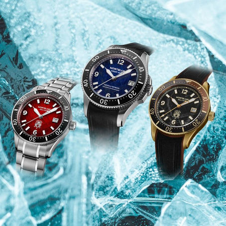 Iced Sea de Montblanc se convierte en una colección: dos nuevos Iced Sea Automatic Date y un Deep Diver