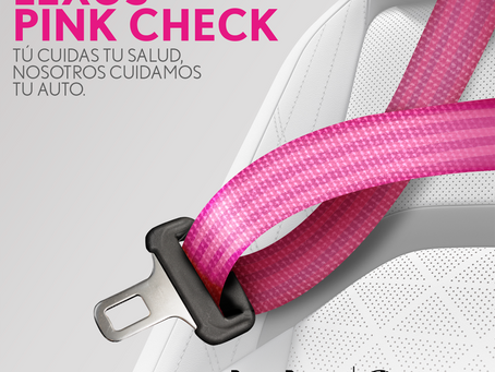En octubre, tú cuida de ti; Lexus cuida de tu auto