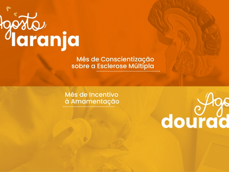 Agosto Laranja e Dourado