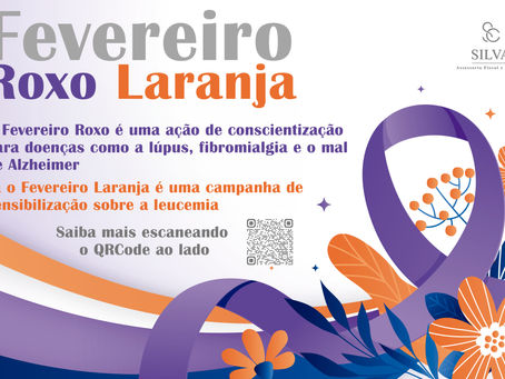 Fevereiro Roxo e Laranja