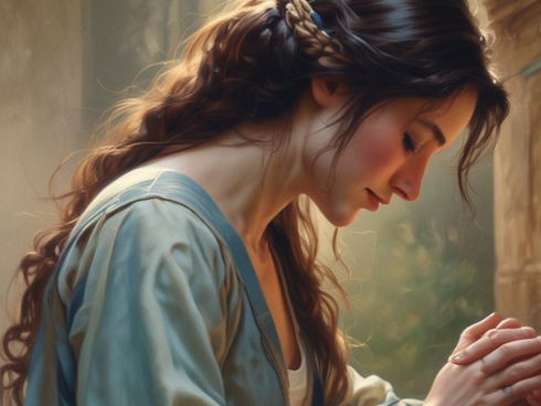 biblical woman seeking spiritual fasting and prayer to grow closer to God