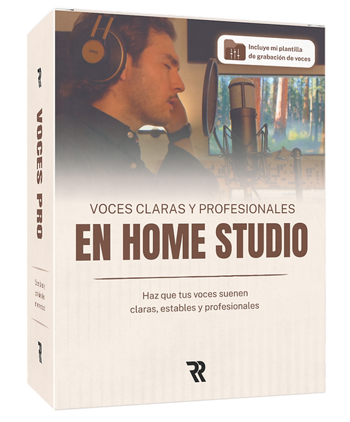 Voces claras y profwesionales en tu home studio