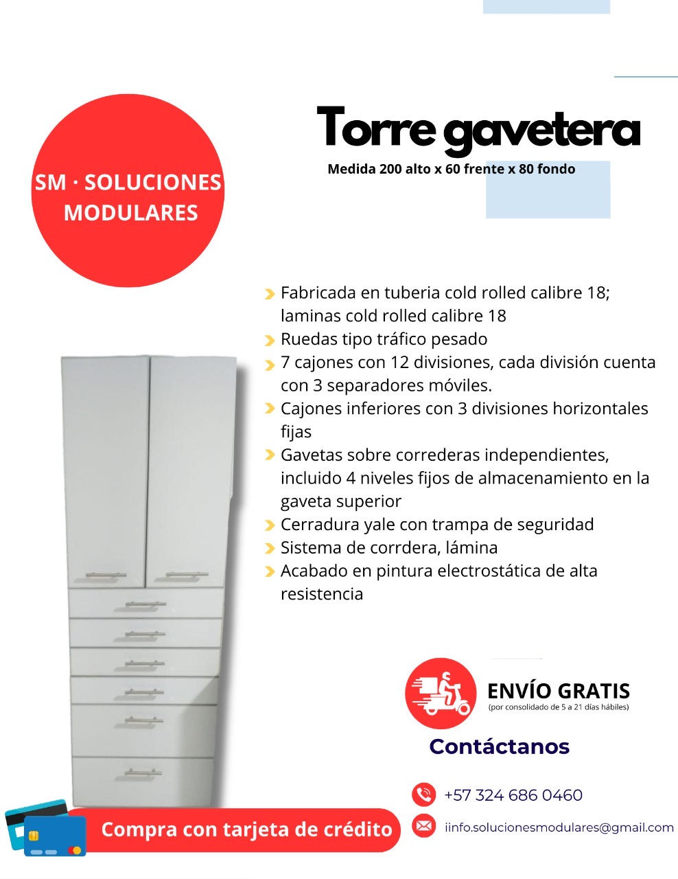 torre gavetera  columna de medicamento estanteria metalica vitrina mostrador torre gavetera apoteca carro de paro
