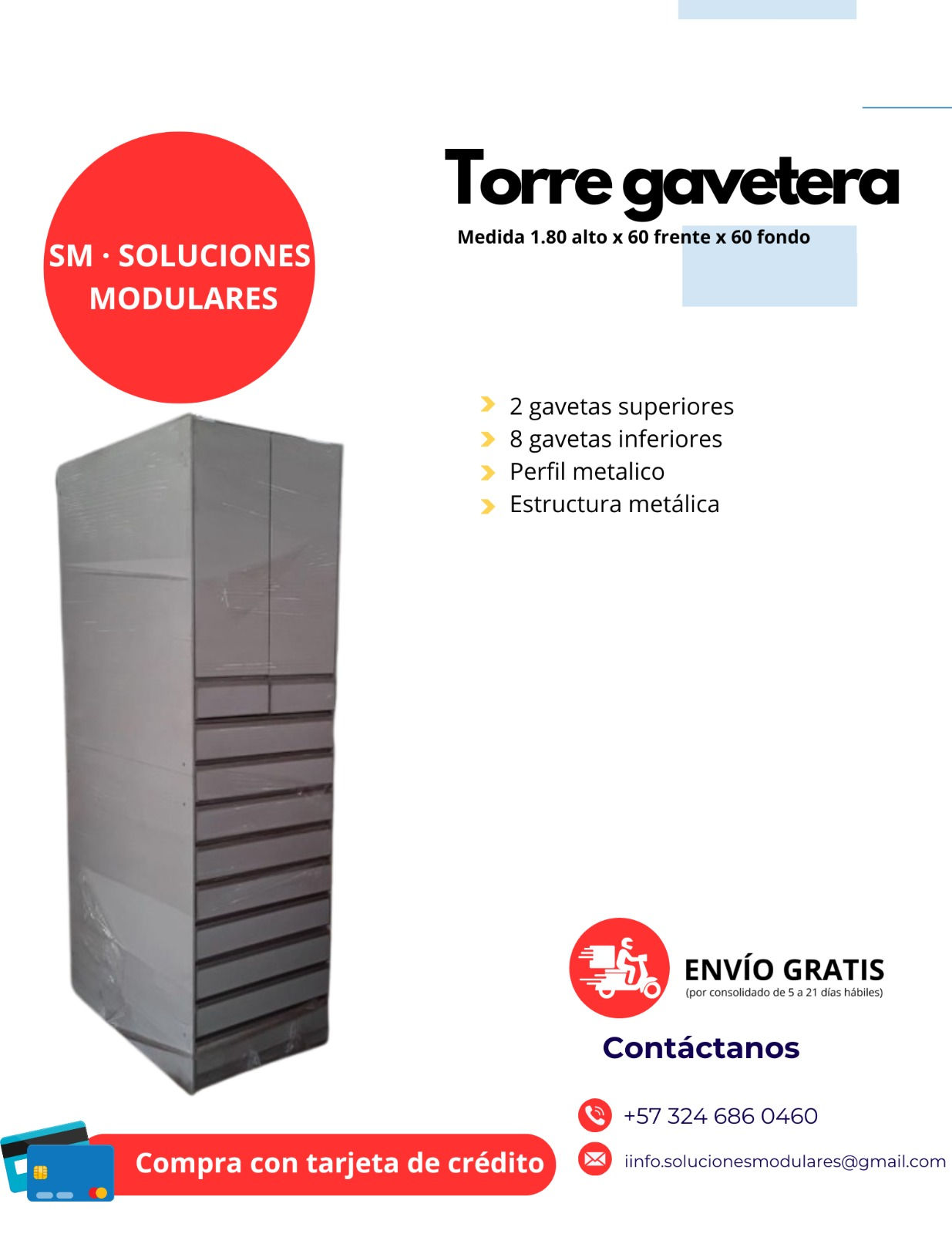 Locker metálico para droguería en Colombia ideal para almacenamiento seguro de medicamentos y objetos en farmacia