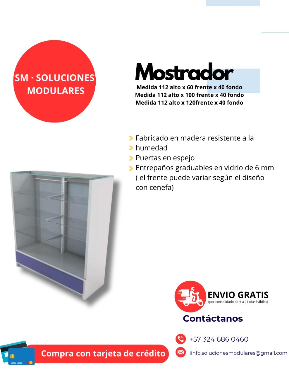 Mobiliario para Droguerías y Farmacias - torre gavetera - columna de medicamentos