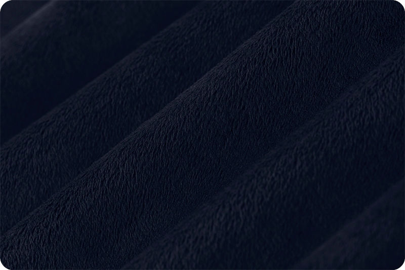 Color swatch of Cuddle wide quilt backing in black showing texture.