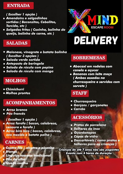Cardapio delivery