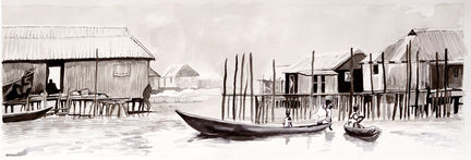 Ganvie, Benin, 2016.