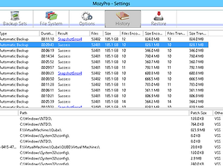 MozyPro backup status - ensure you're backed up, test to make sure