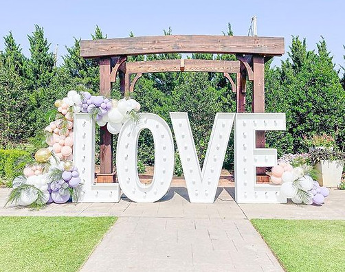 Love lumineux mariage