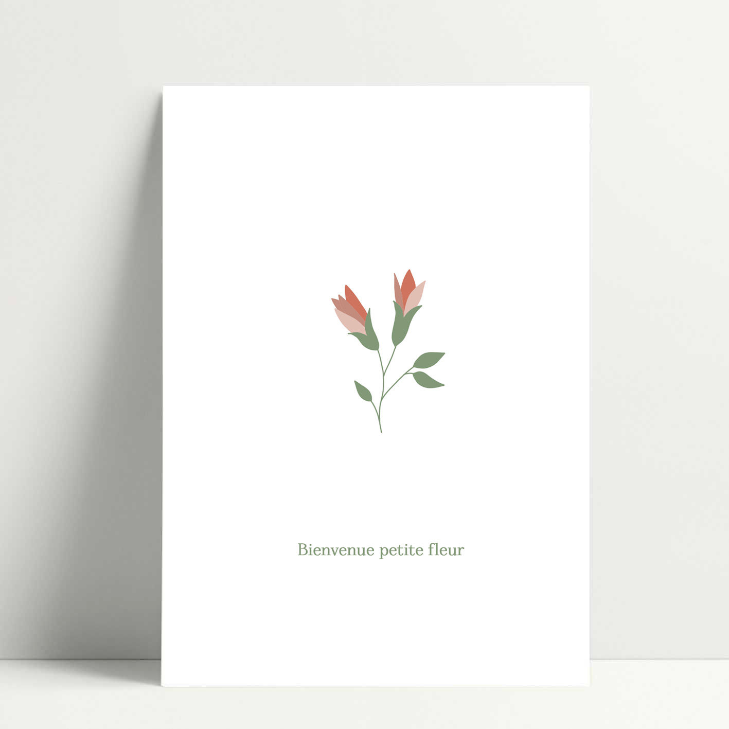 Carte petite fleur