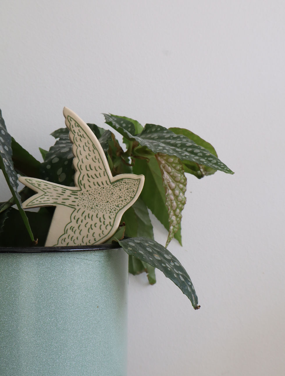 Miniature : Étiquette à plante Oiseau