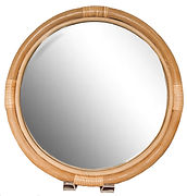 Rattan Round Mirror