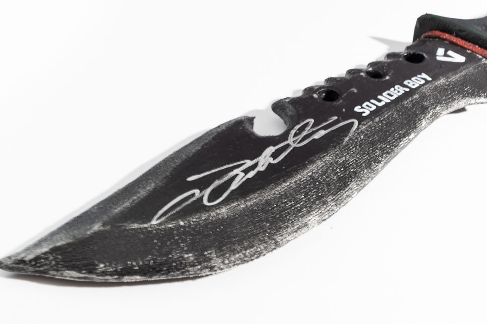 Thumbnail: AUTOGRAPHED SOLDIER BOY EAGLE KNIFE