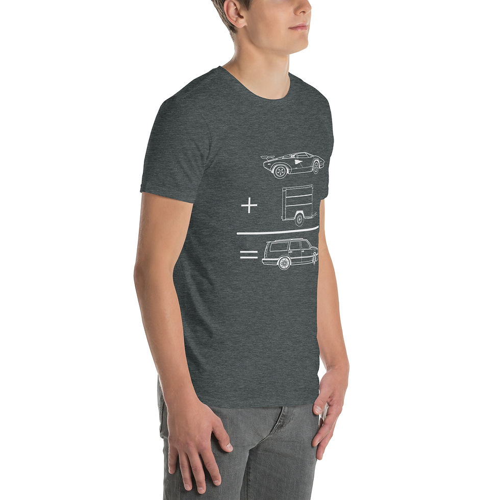 Thumbnail: Volvo 850R Wagon 2 T-Shirt Short-Sleeve Unisex Graphic Tee More Colors Available