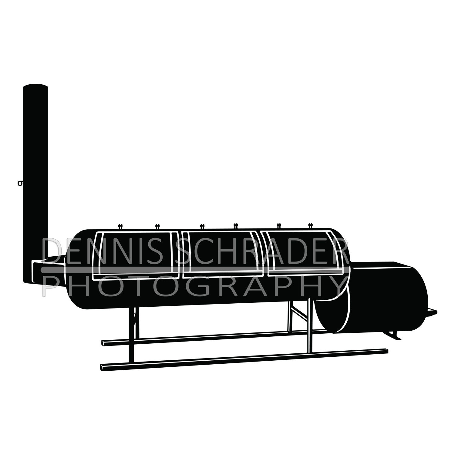 Custom Smoker Pit Digital Download Illustration svg Vector